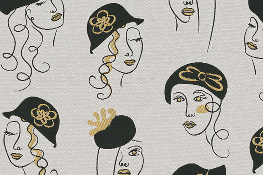 Luxus-Jacquard - Golden Lady 