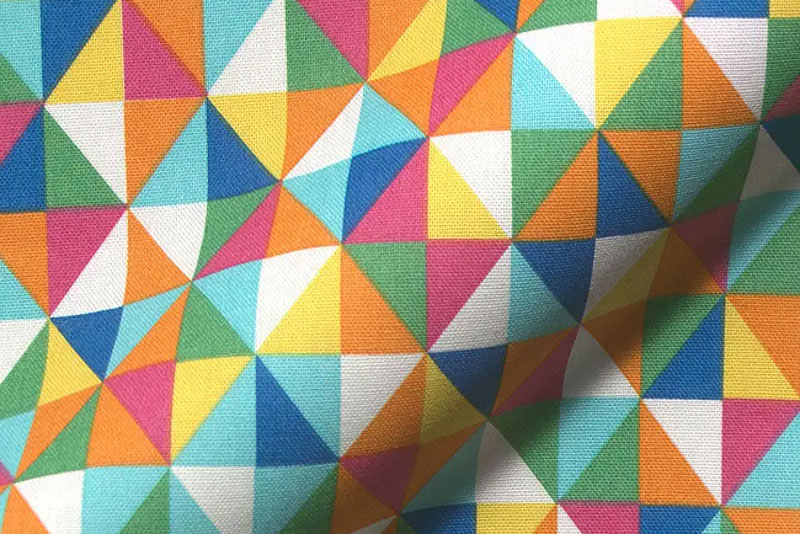 Dekostoff - Bunte Rauten 