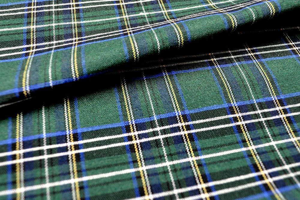 Dekostoff Schottenkaro - 280 cm breit - Grün 
