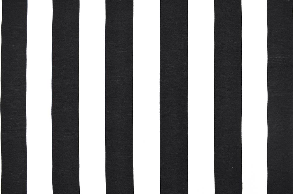 Dekostoff - Blockstreifen - Schwarz/Weiß - 280 cm - 1,0 Meter 