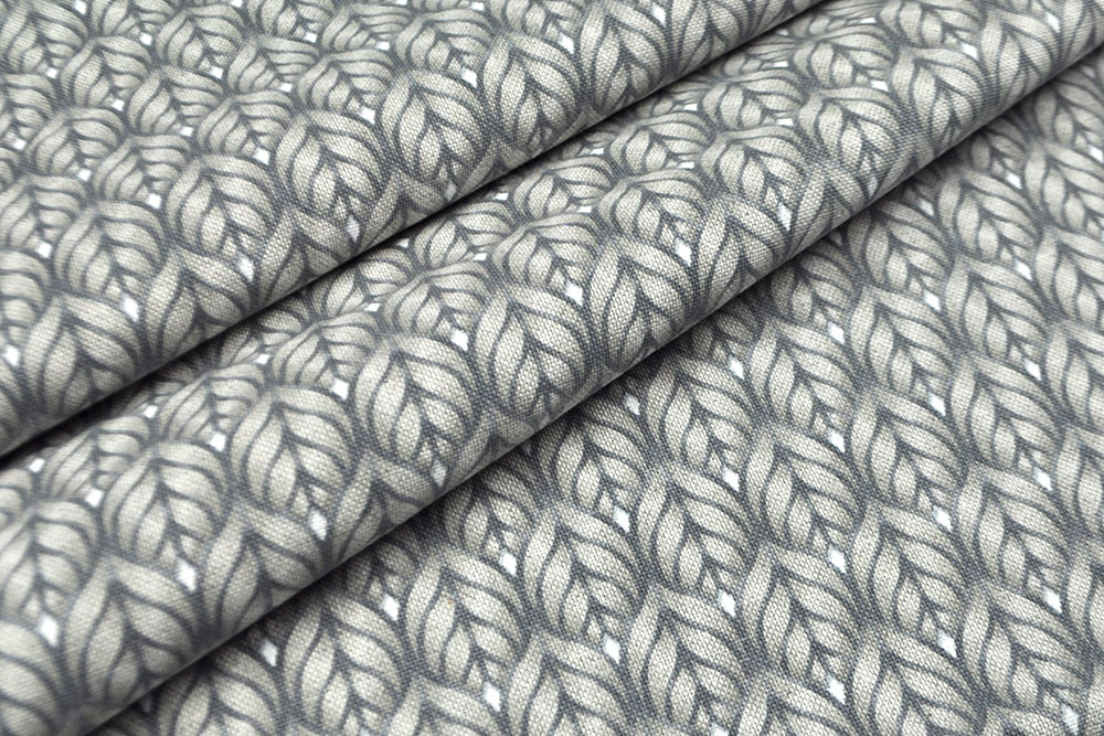 Dekostoff Leinenoptik - Marseille Grey - 280 cm 