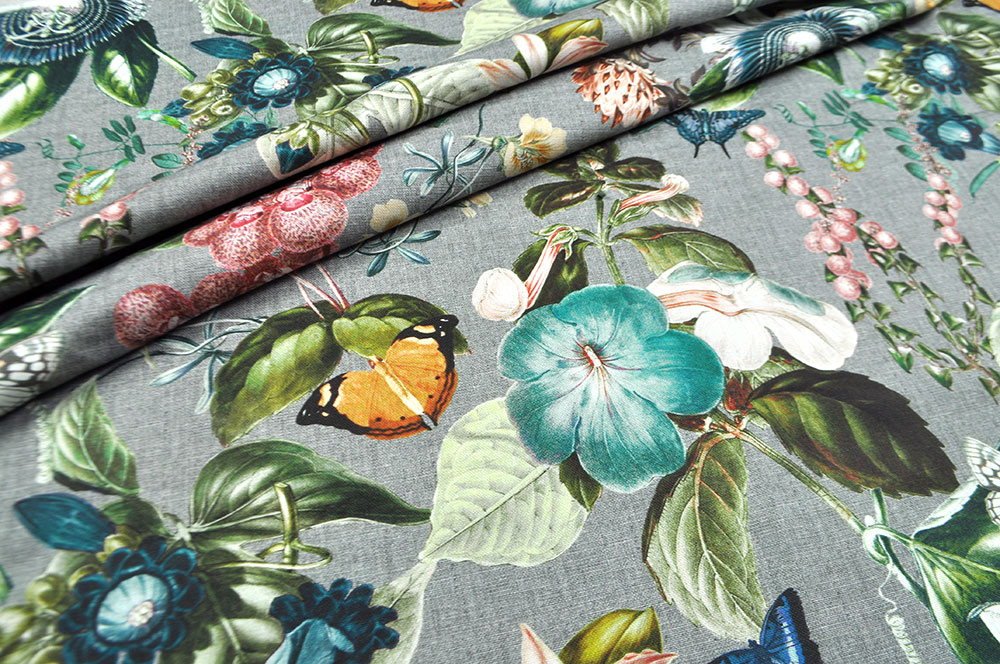 Dekostoff - Im Garten der Fantasien - 280 cm 