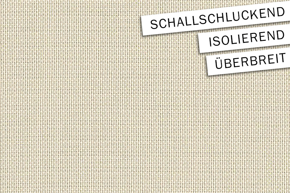 Blackout - Thermo/Akustik - Creme - 300 cm 