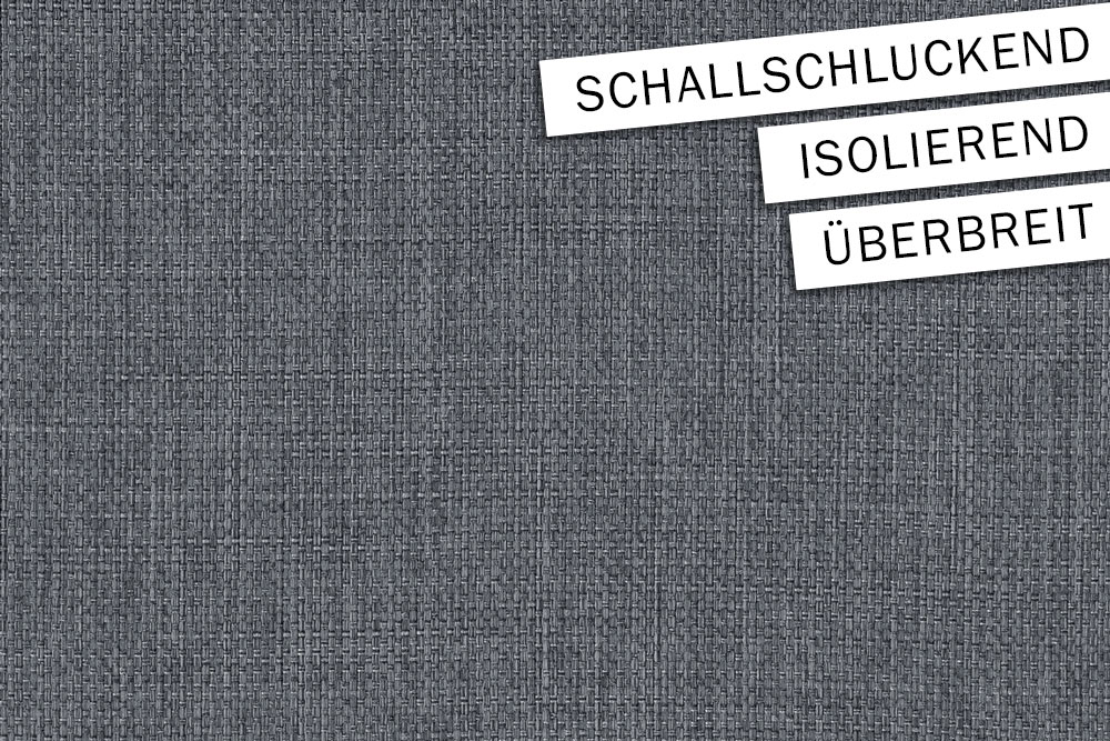 Blackout - Thermo/Akustik - Grau - 300 cm 