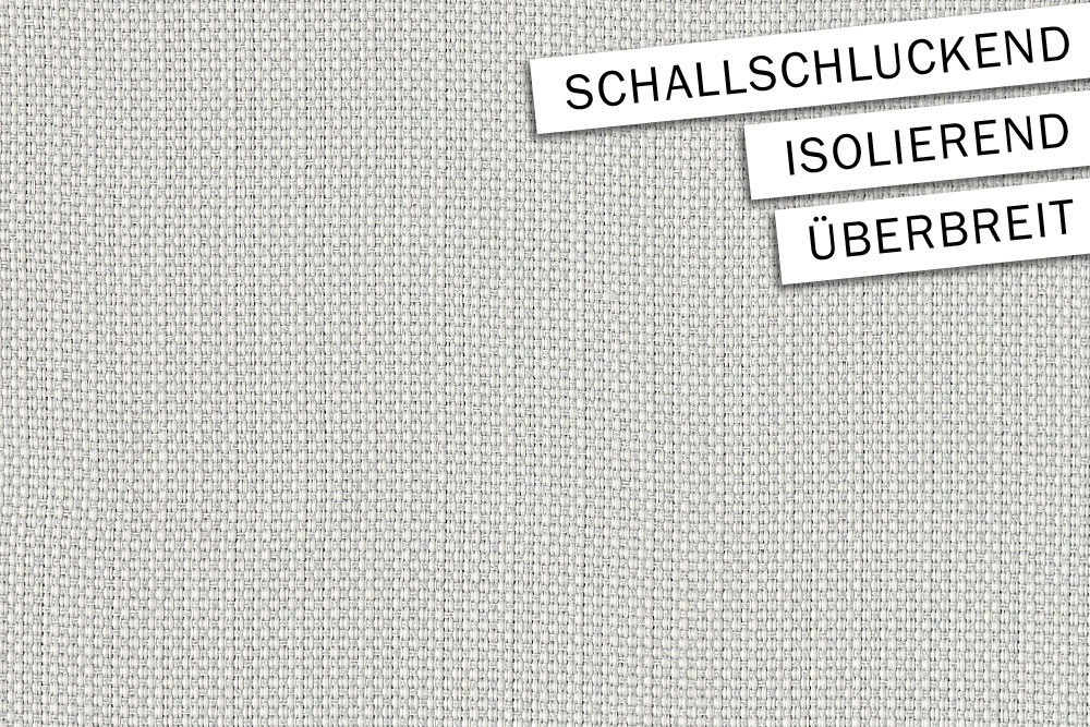 Blackout - Thermo/Akustik - Weiß - 300 cm 