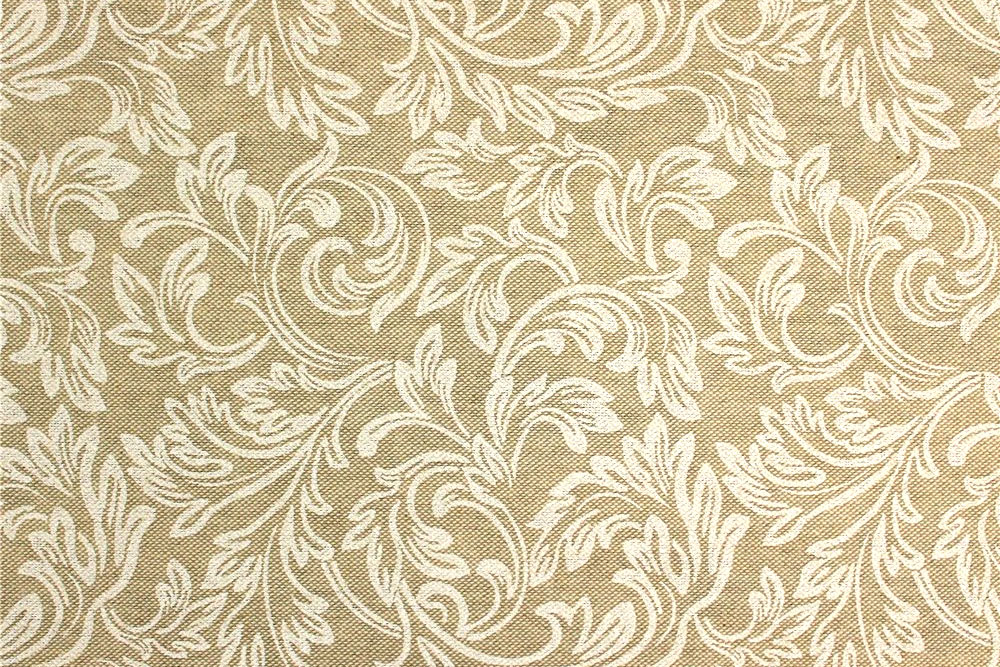 Dekostoff Leinenoptik - Edle Ranken - 280 cm 