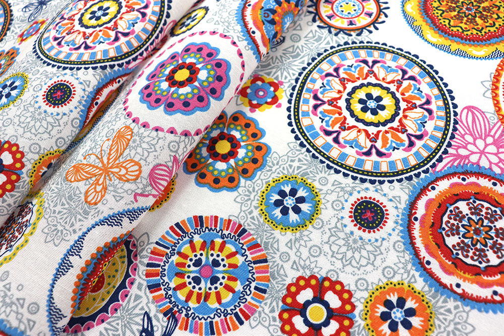 Dekostoff - Mandala Azul - 280 cm 