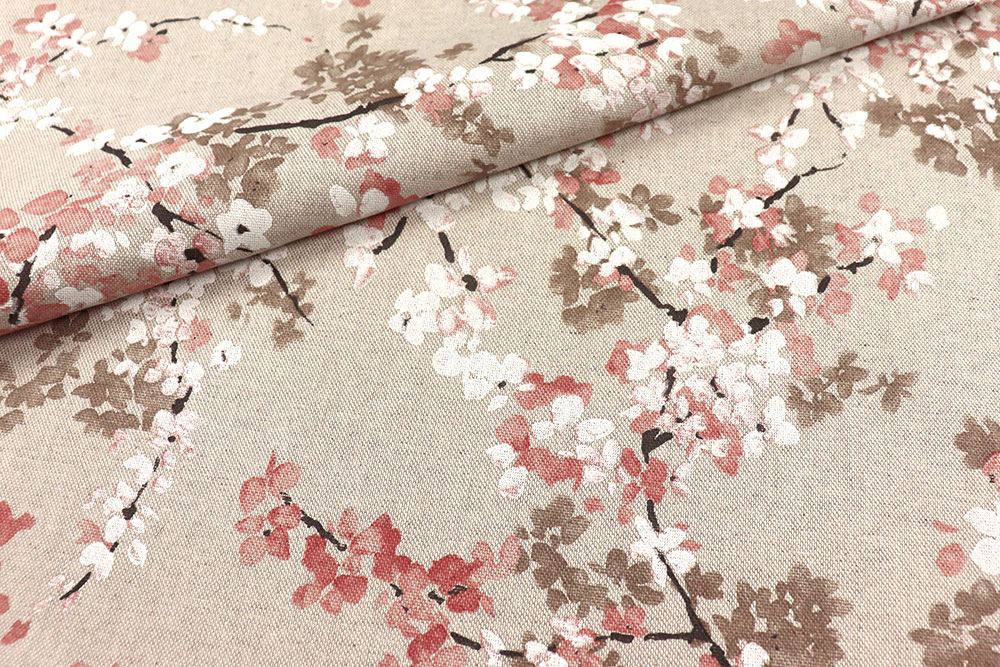 Dekostoff Leinenoptik- Kyoto Blossom - 280 cm 
