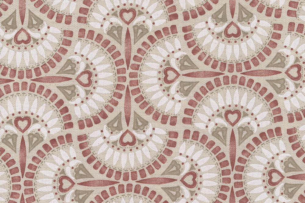 Dekostoff Leinenoptik - Folka Ornaments - 280 cm 