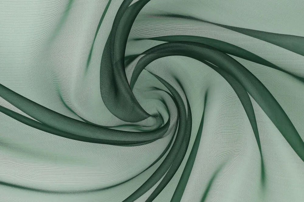 Organza - 300 cm Tannengrün
