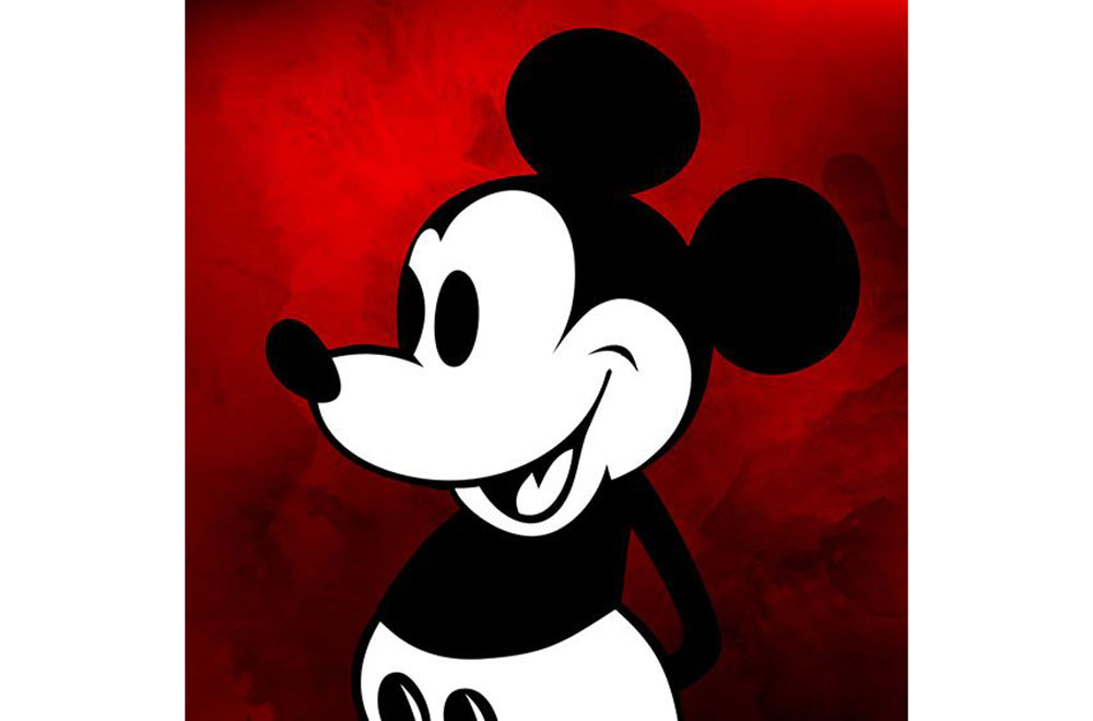 Premium-Samt - Panel - Famous Mouse 