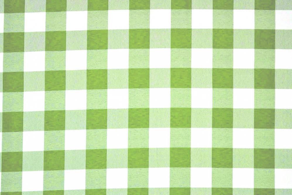 Gardinen + Dekostoff -  Vichy Karo 2,5 cm Hellgrün/Weiß