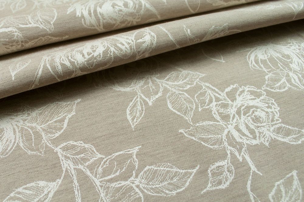 Jacquard Rosen - Beige/Creme 