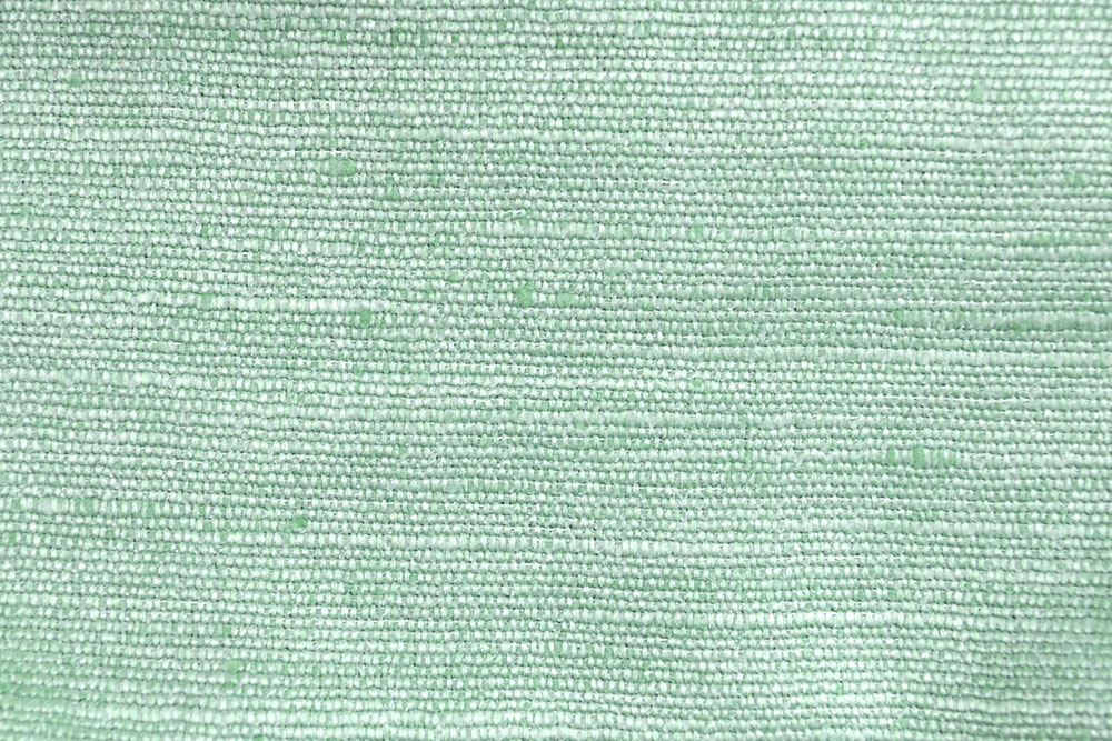 Dekostoff Leinen-Optik - Schwer entflammbar - Uni - Pastellmint - 2,0 Meter 