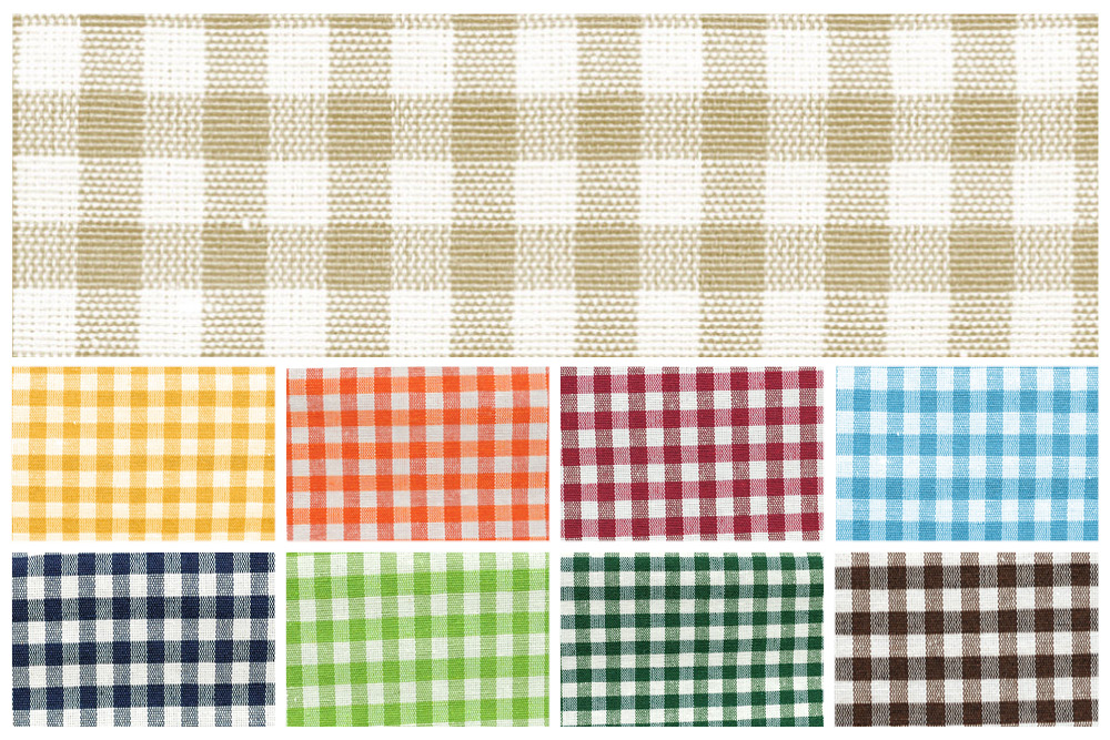 Deko- und Gardinenstoff - 280 cm - Vichy Karo 5 mm 