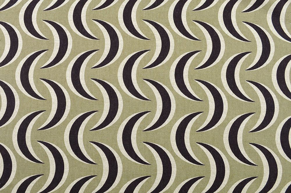 Retro-Design - Dekostoff - Beige/Braun - 1,0 Meter 