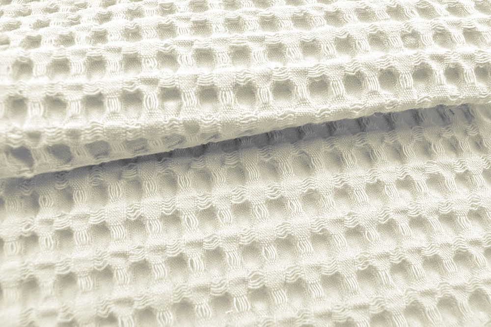 Waffelpiqué-Stoff XXL - Uni