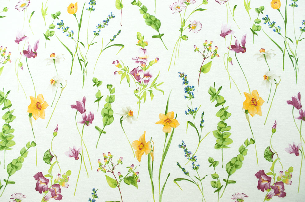 Blumen-Mix - Dekostoff 