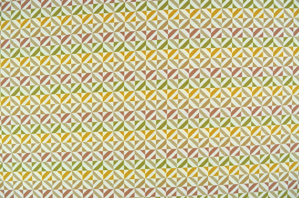 Dekostoff Jacquard - Retro-Muster - 1,0 Meter 