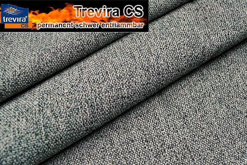 Melange-Jacquard - Trevira CS - Graciosa Grau 