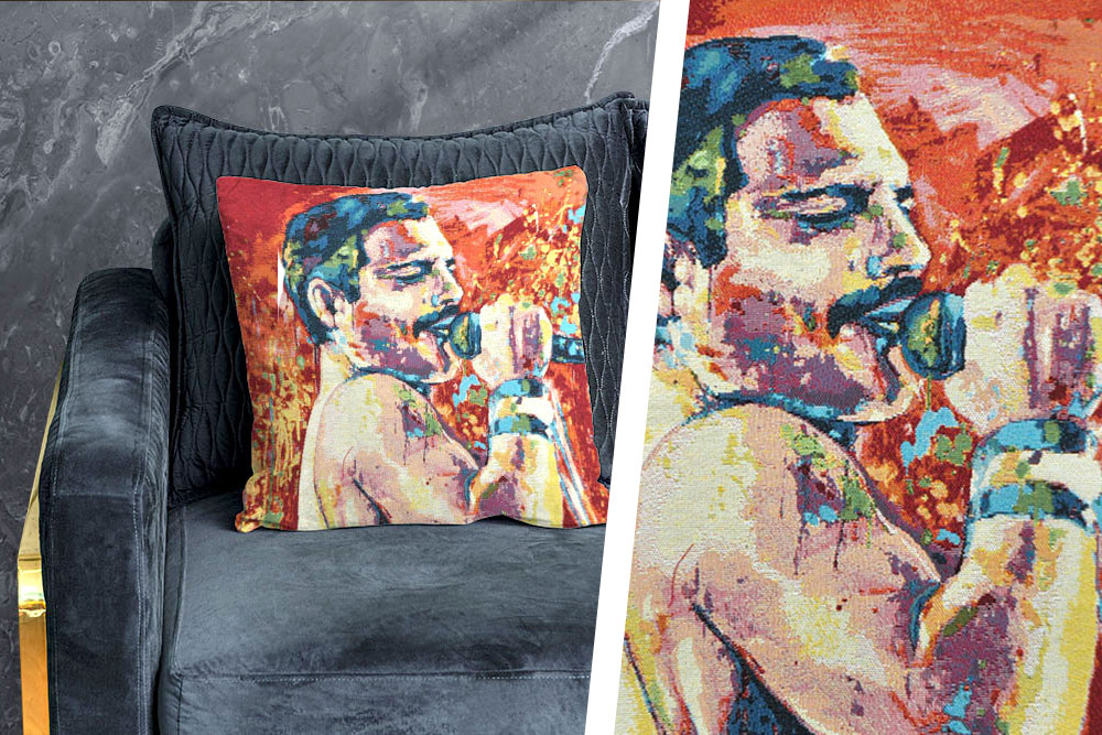 Gobelin-Panel - Freddy - 47 x 47 cm 