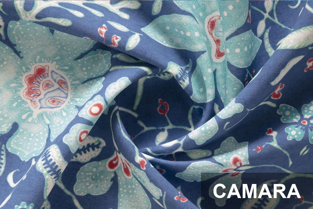 Outdoor-Dekostoff deluxe - Camara - Blue Tropic 