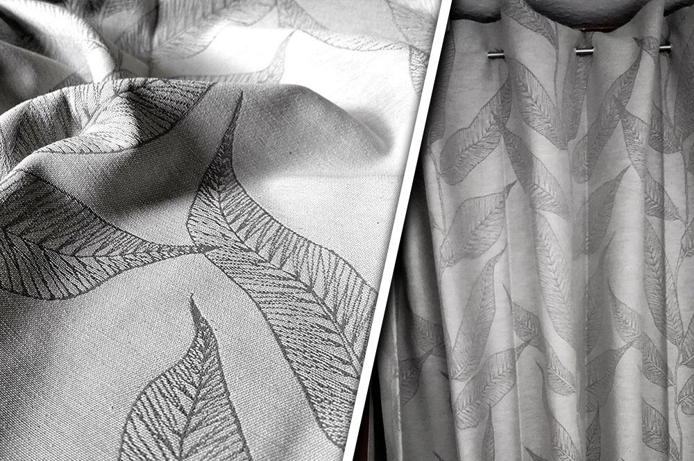 Dekostoff Jacquard - zweiseitig - Nature Home 