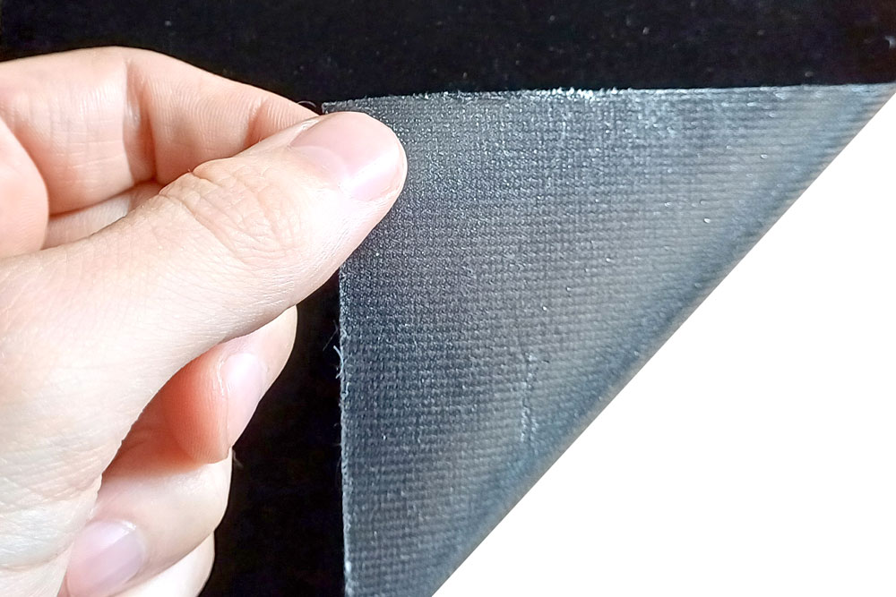 Samt selbstklebend - 145 cm - Schwarz 