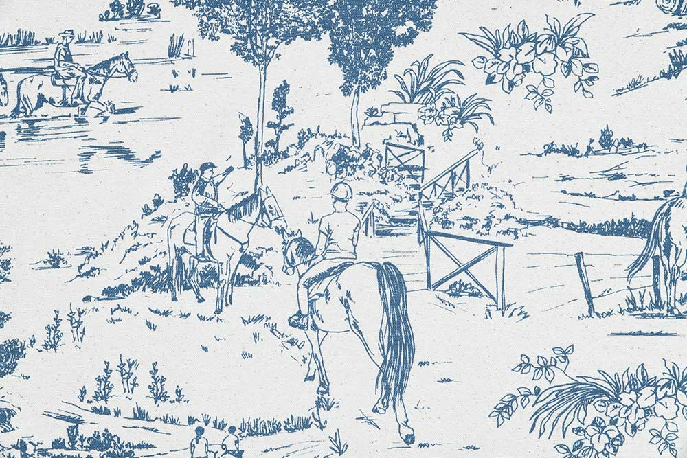 Dekostoff - Toile - Ausritt 