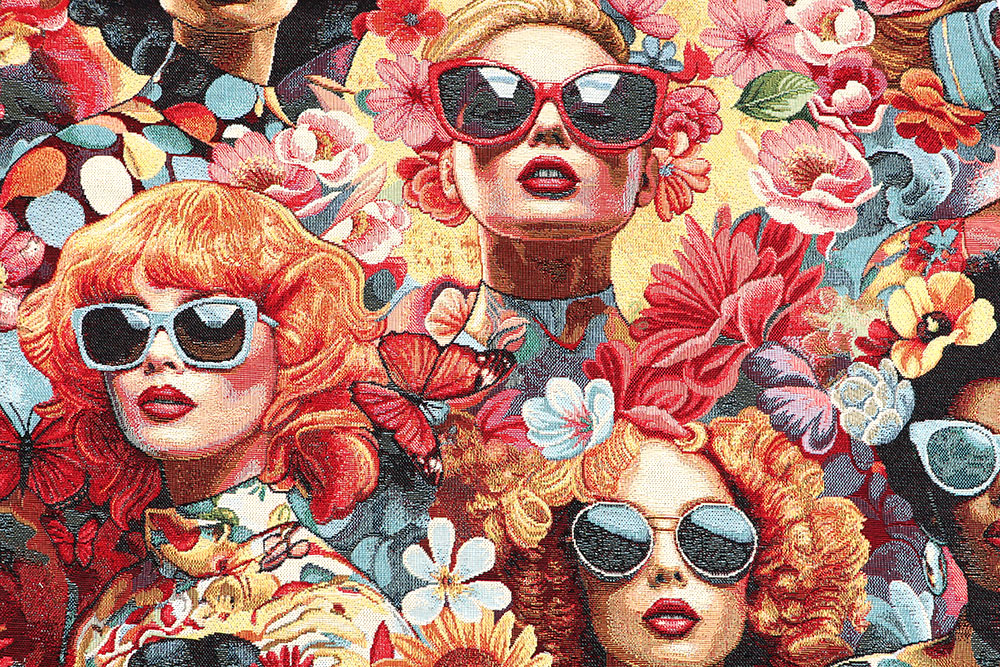 Gobelin-Stoff - Girl Power 