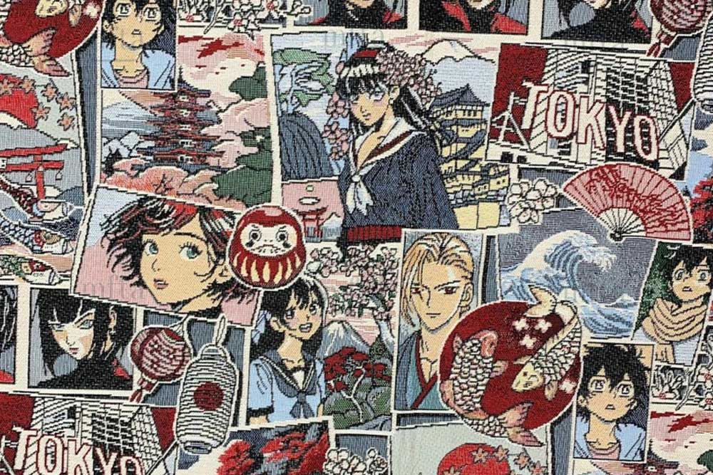 Gobelinstoff - Akio Manga 