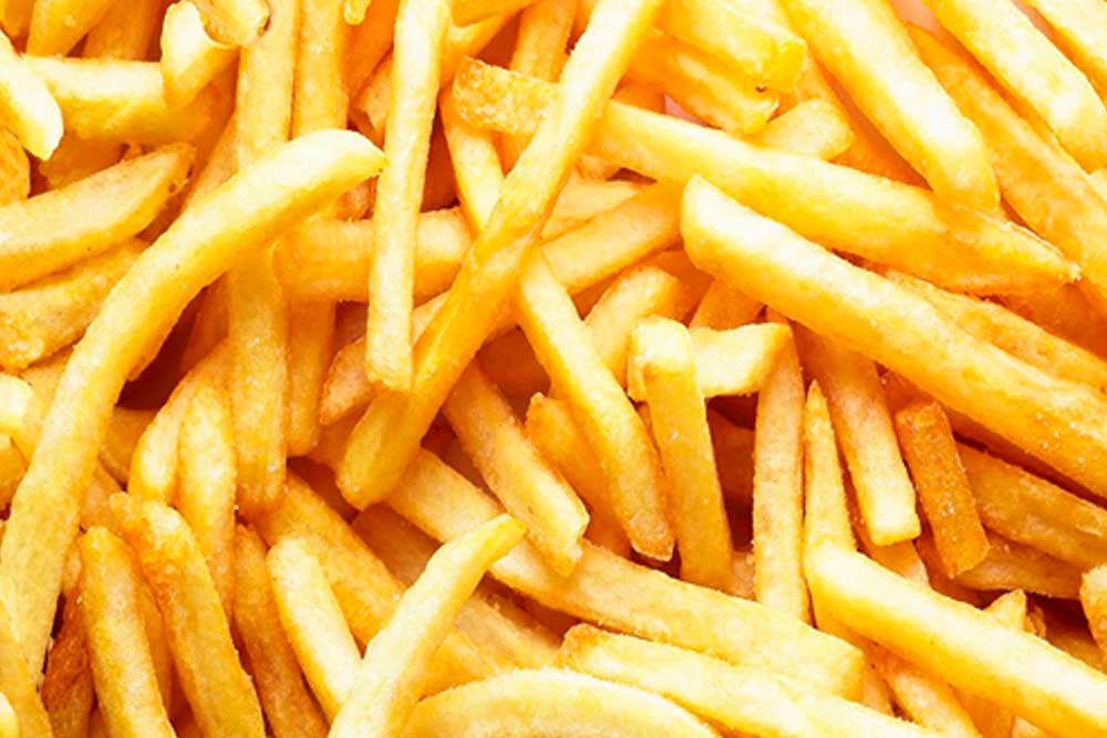 Dekostoff Premium - Fritten Paradies 