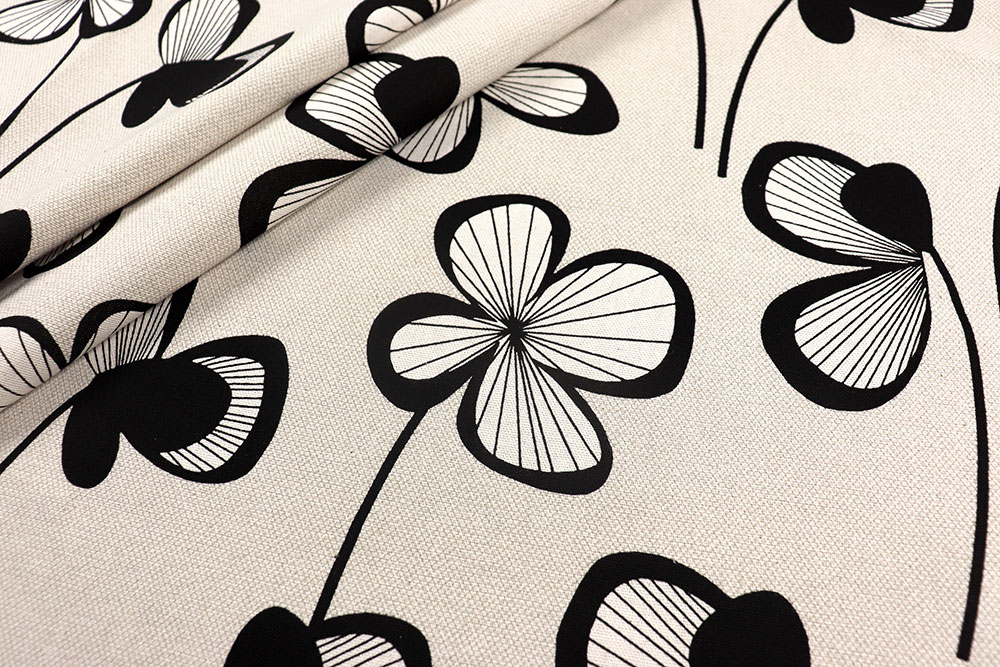 Dekostoff Premium - Black Petal 