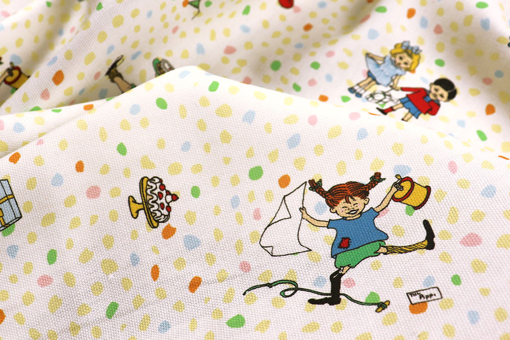 Dekostoff - Pippi Langstrumpf 