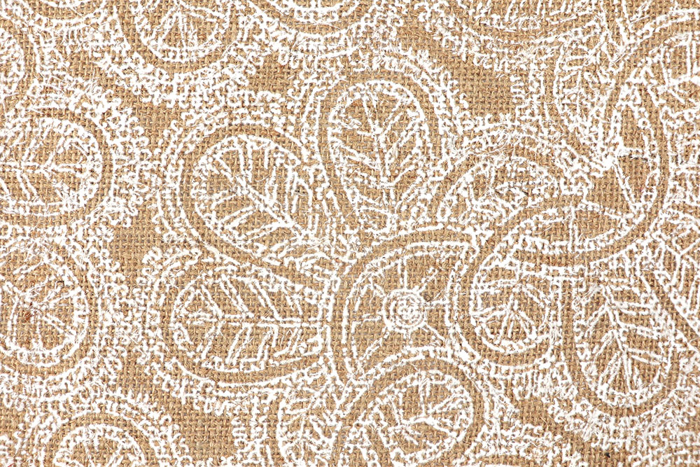 Jute beflockt - Spitze 