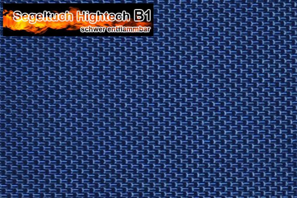 Segeltuch Hightech B1 - 240 g - Fluorcarbon - Dunkelblau - 1,0 Meter 