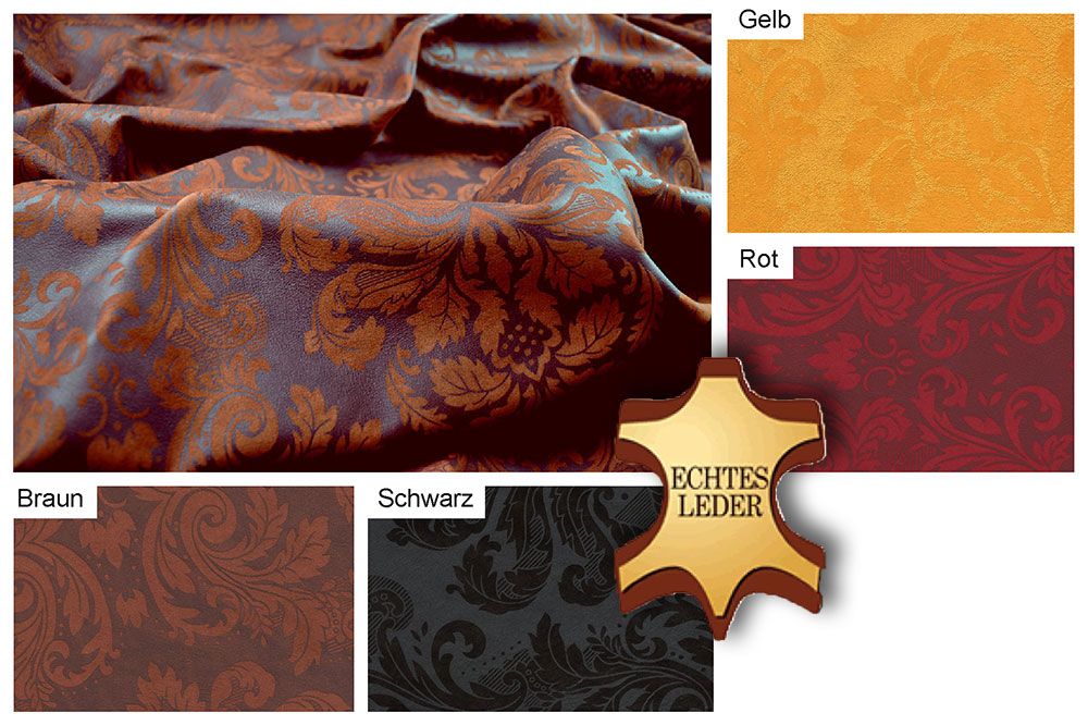 Echtleder - Ornamente 2 - ganze Haut 