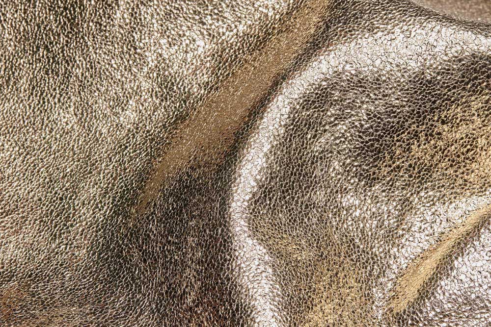 Ziegenleder Premium - Glamour - Gold 