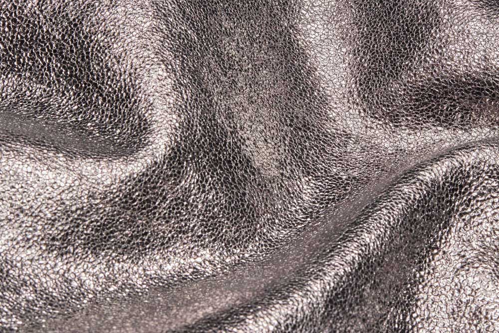 Ziegenleder Premium - Glamour - Silber 