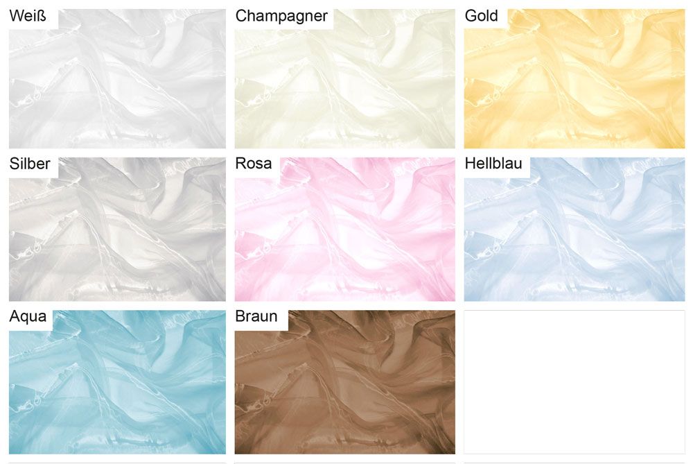 Glanz-Organza - Uni 