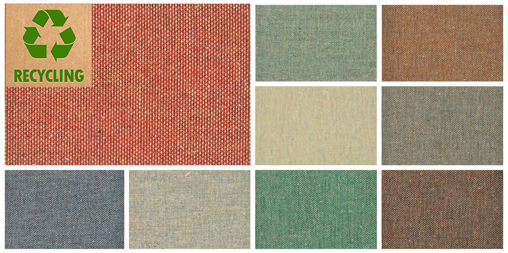 Recycling-Sonnensegel-Stoff - Melange - 300 cm 