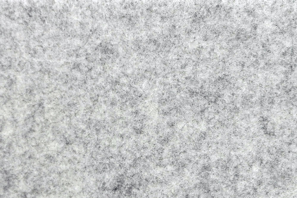 Filz 100 cm breit - 3 mm stark Hellgrau Melange