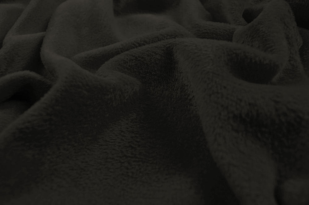 Alpen-Fleece - uni Schwarz