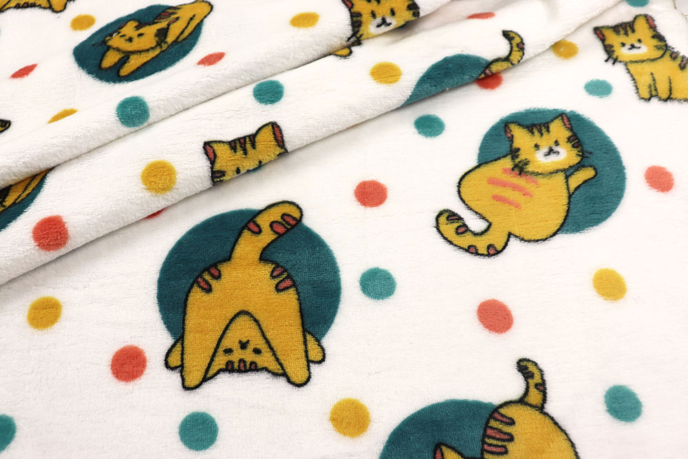 Kuschel-Fleece - Katzen-Party 