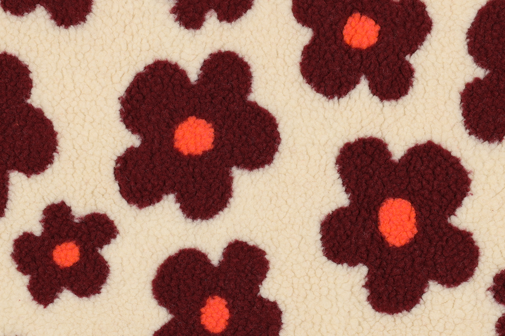 Sherpa Fleece - Berry Blossom 