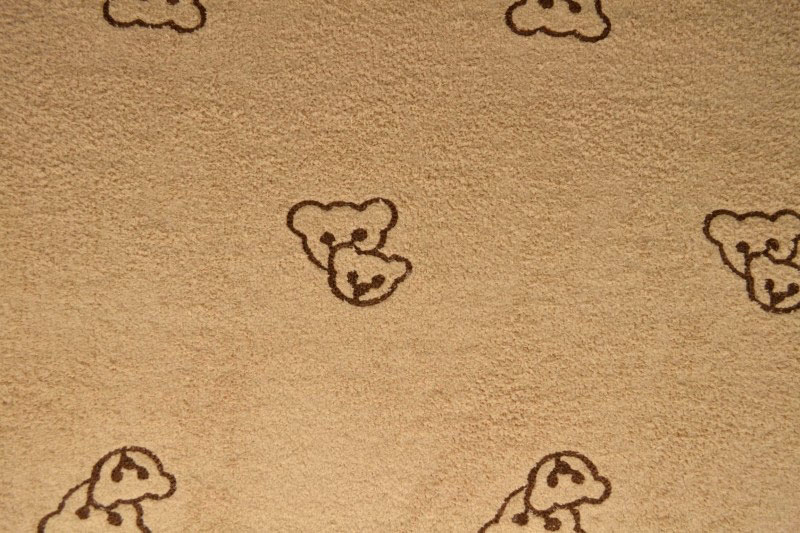 Flausch-Teddy bestickt - Bärchen 