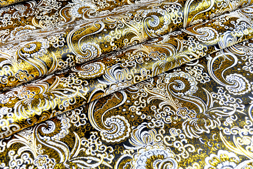 Brokat Maharadscha - Schwarz/Gold 