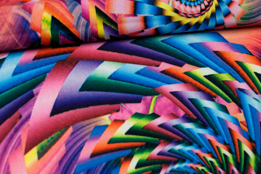 Universal Stoff - Fraktal - Pink 