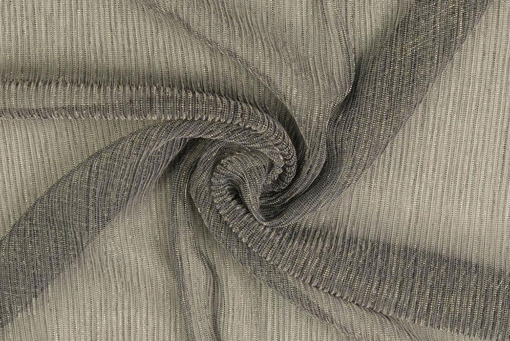 Glitzer-Chiffon - Silber 