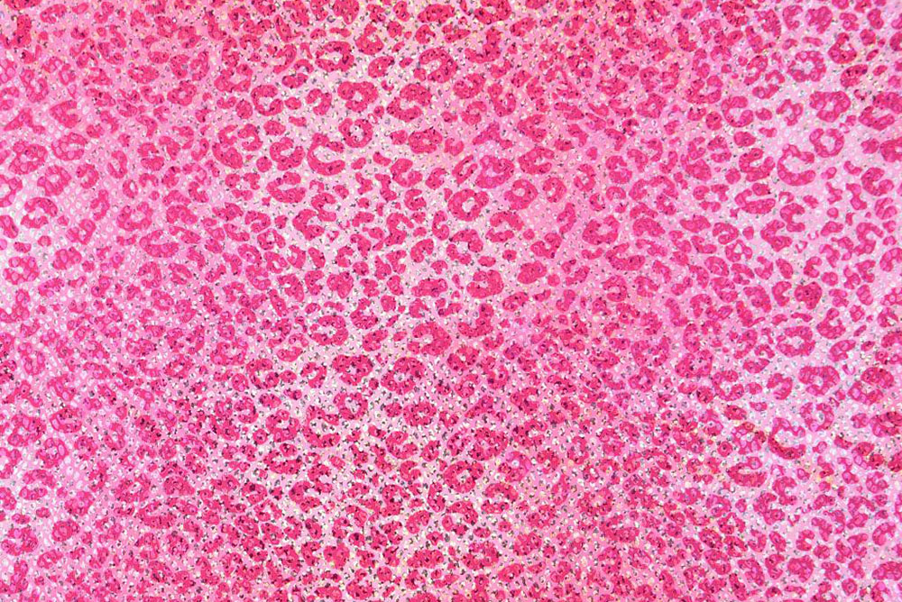 Tanzkleiderstoff Hologramm - Pink Baby Leo 